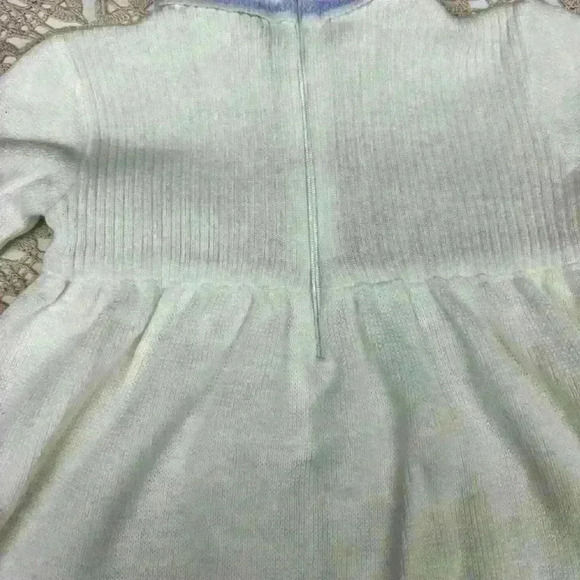 Nann Knits Vintage 1970’s Sweater Dress Size 18 Months Made in France - Picture 9 of 13